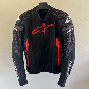 Mens Alpinestars Padded Motorcycle Jacket
